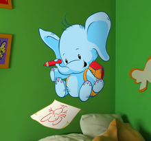 Sticker kinderen olifant tekening
