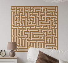 Labyrint Pixel Art Muursticker