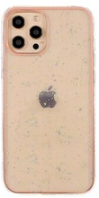 IMD TPU Phone Case for iPhone 13 Pro , Gold Leaf Decor Electroplating Edging TPU Phone Protective Ac