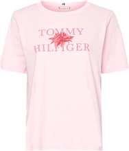 Tommy Hilfiger Women Tee Floral Print Pink