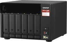 QNAP TS-673A NAS Tower Ethernet LAN Musta V1500B