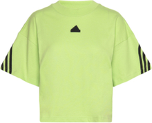 W Fi 3S Tee Crop Tops Short-sleeved Crop Tops Grønn Adidas Sportswear*Betinget Tilbud