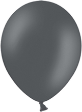 100 st 23 cm - MEGAPACK - Mörkgrå Ballonger