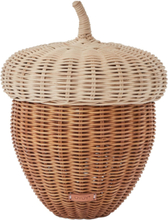 Acorn Basket Home Kids Decor Storage Storage Baskets Brun OYOY MINI*Betinget Tilbud