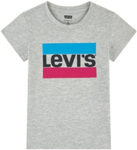 Kortærmet T-shirt til Børn Levi's Sportswear Logo Tee Grå 3 år