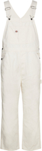 Dickies Duck Canvas Bib Designers Jeans Regular White Dickies