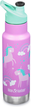 Klean Kanteen Vannflaske til barn med sportslokk, 355 ml, unicorns