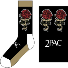 Tupac: Unisex Ankle Socks/Rose (UK Size 7 - 11)