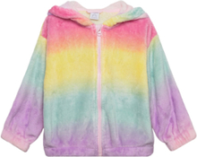 Jacket Pile Unicorn Rainbow Tops Sweatshirts & Hoodies Hoodies Multi/patterned Lindex
