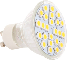 24 SMD 5050 LED Lampe Licht Birne Strahler 5W GU10 220V-240V energiesparende Warm Weiss
