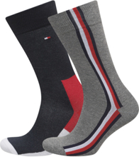 Th Men Iconic Hidden Sock 2P Underwear Socks Regular Socks Grey Tommy Hilfiger