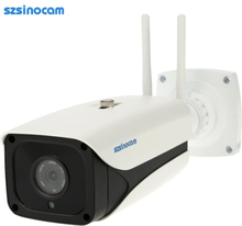 szsinocam HD Megapixel 720P 2.4G / 5.8G drahtlose Wifi Camera + 8G TF Karte CCTV-Überwachung-Sicherheit P2P Netzwerk-IP-Wolke Indoor Outdoor-Kugelkamera Unterstützung Onvif2.4 wetterfeste IR-Cut-Filter Infrarot-Nachtsicht Bewegungserkennung E-Mail Alarm A