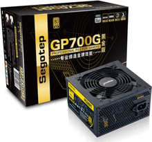 Segotep 600W GP700G ATX PC Computer Netzteil Gaming Netzteil 12V Active PFC 93% Effizienz 80Plus Gold Universal AC Eingang 100-240V