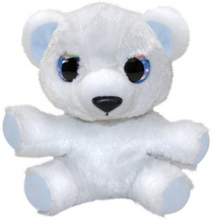 Lumo Stars knuffel Lumo Polar Bear Nalle wit 15 cm