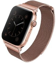 UNIQ Dante Apple Watch Series 4/5/6/7 / SE 40 / 41mm rem. Rustfrit stål rosa guld / rosa guld