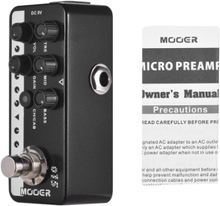 Mooer MICRO PREAMP Serie 015 BROWN SOUND 90er Jahre Style Digital Preamp Vorverstärker Gitarren Effektpedal Dual Channels 3-Band EQ mit True Bypass