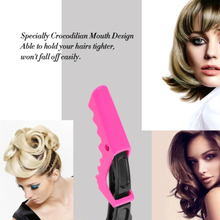 Croc Friseurschneidklemmen Haar Sectioning Grip-Klipp-Haar-Griff Clips Salon Styling 10Pcs Rosy