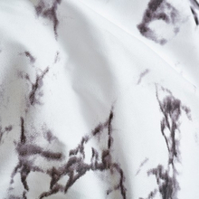 Weiches Polyester gebürstet Mikrofaser Duvet Set mit Reißverschluss Marmor bedruckt Muster Bettbezug + 2 Stück Kissenbezüge - Twin Size