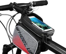 "Radfahren Fahrrad Bike Front Tube Top Tasche Smartphone Tasche Fahrrad Frontrahmen Tasche Pannier Pack Tasche 6.2 ""Handyhalter"