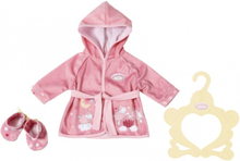 Baby Annabell badjas met slofjes voor pop tot 43 cm roze