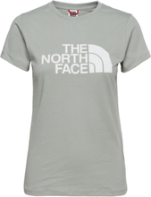 W S/S Easy Tee T-shirts & Tops Short-sleeved Grå The North Face*Betinget Tilbud
