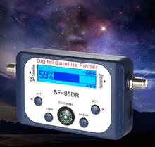 Digital Satellite Finder Satellitensignal Meter Mini Digital Satellite Signal Finder Meter mit LCD Display Digital Satfinder mit Kompass