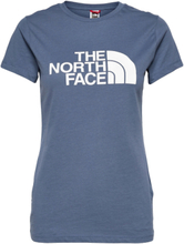 W S/S Easy Tee T-shirts & Tops Short-sleeved Blå The North Face*Betinget Tilbud