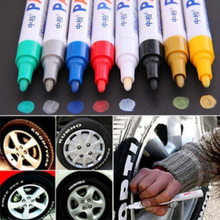 12 Farben Wasserdichte Stift Auto Reifenprofil Gummi Metall Permanent Farbe Marker Graffiti Fettige Filzstift