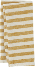 Linen Napkin 2-Pack Home Textiles Kitchen Textiles Napkins Cloth Napkins Yellow Haps Nordic