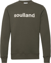 Willie Sweatshirt Tops Sweatshirts & Hoodies Sweatshirts Khaki Green Soulland