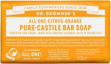 Pure-Castile Bar Soap Citrus-Orange Beauty WOMEN Home Hand Soap Soap Bars Nude Dr. Bronner’s*Betinget Tilbud