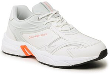 Sneakers Calvin Klein Jeans Retro Tennis High/Low Frequency YM0YM00637 Vit