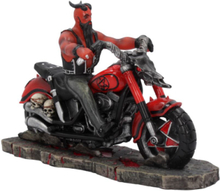 James Ryman Devil’s Road - Motorcykelfigur med Djävulschaufför 20 cm