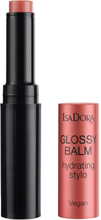Glossy Balm Hydrating Stylo Beauty WOMEN Makeup Lips Lip Tint Rosa IsaDora*Betinget Tilbud