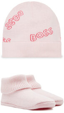 Set- mössa och sockor Boss J98386 Rosa