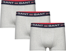Gant Retro Shield Trunk 3-Pack Boksershorts Grå GANT*Betinget Tilbud