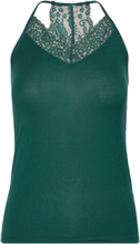 Cupoppy New Lace Top T-shirts & Tops Sleeveless Grønn Culture*Betinget Tilbud