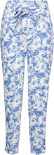 Bow Printed Trouser Bottoms Trousers Slim Fit Trousers Multi/patterned Mango