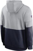 Nike Therma Team Name Lockup (NFL New England Patriots) Men's Pullover Hoodie - Grey