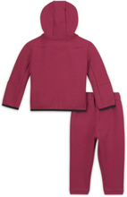 Nike Sportswear Tech Fleece Baby (12–24M) Zip Hoodie and Trousers Set - Pink