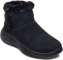 Womens Gowalk Arch Fit - Cherish Shoes Boots Ankle Boots Ankle Boot - Flat Svart Skechers*Betinget Tilbud