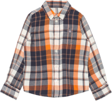 Checked Shield Ls Shirt Tops Shirts Long-sleeved Shirts Multi/patterned GANT