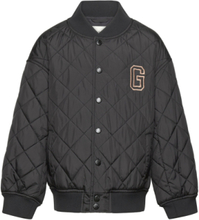 Quilted Gant Varsity Jacket Outerwear Jackets & Coats Quilted Jackets Black GANT