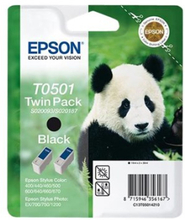 Epson Blæk Sort Twin Pack - Stylus 440/640/660/