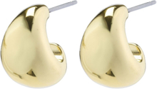 Alexane Recycled Chunky Mini Hoop Earrings Gold-Plated Accessories Jewellery Earrings Hoops Gold Pilgrim