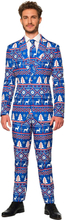 Suitmeister Christmas Blue Nordic Kostym - Small