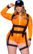 Sexy Nasa Space Commander Kostyme til Dame - XL-XXL