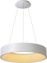 Lucide TALOWE LED - Hanglamp - Ø 60 cm - LED Dimb. - 1x39W 3000K - Wit
