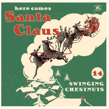 Various Artists - Here Comes Santa Claus (Gekleurd Vinyl) LP