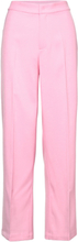 Diana Split Pants Bottoms Trousers Straight Leg Pink A-View